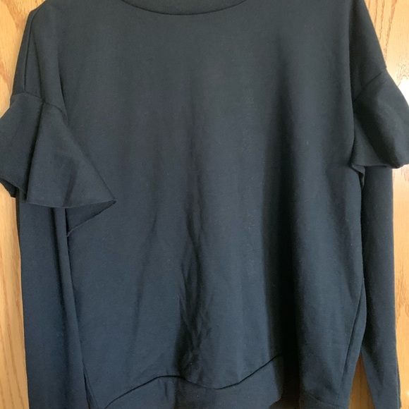 CREW NECK FANCY SWEATSHIRT - Picture 1 of 4